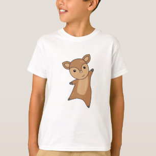 T-shirt Roe Deer Fawn Bêtes Animaux Forêt Pour Enfants Bro