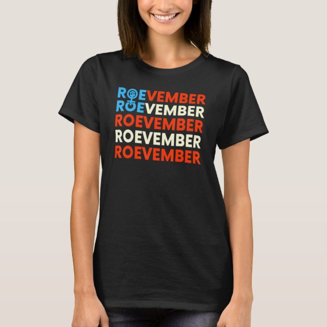 T-shirt ROEVEMBER American Flag  Remember November 8 2022 (Devant)