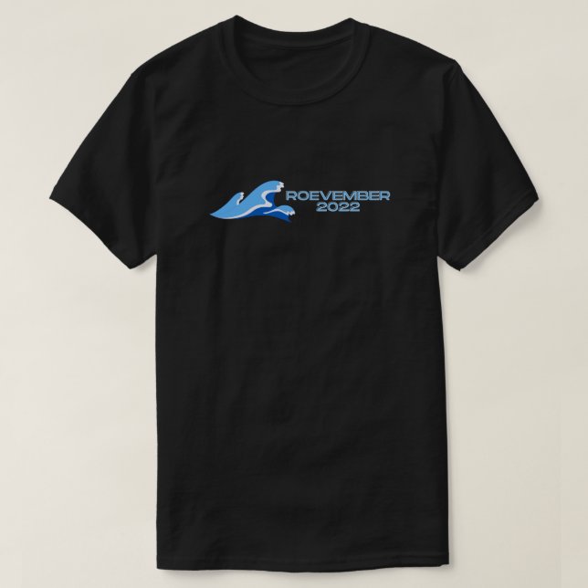 T-shirt Roevember Blue Wave 2022 (Design devant)