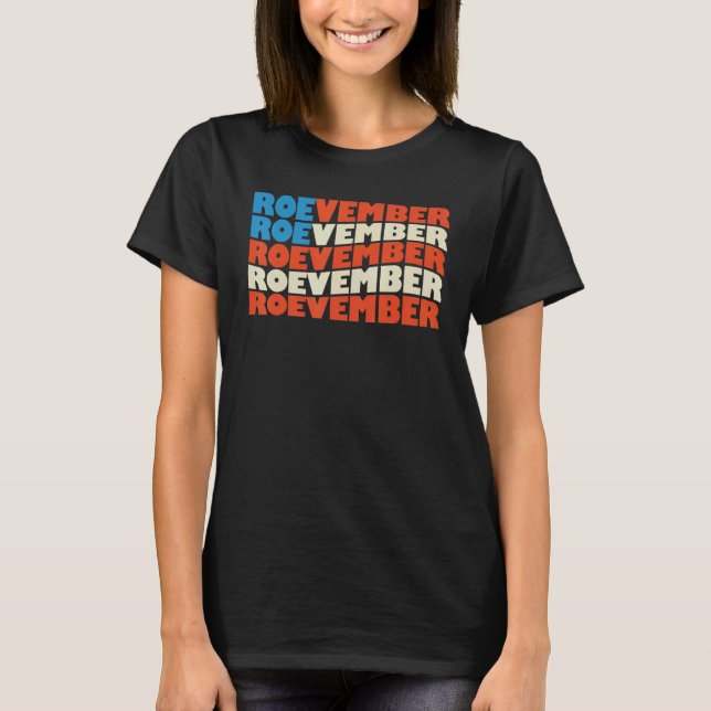 T-shirt ROEVEMBER US FLAG Roe Vember Roe Novembre Pro Roe (Devant)