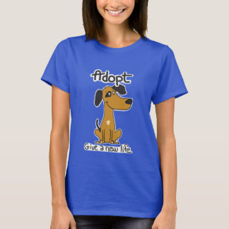 T-shirt Roger, le chien adopté. 