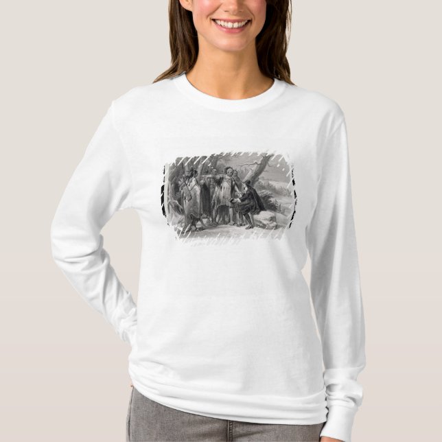 T-shirt Roger Williams abrité par le Narragansetts (Devant)