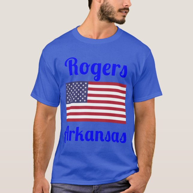 T-shirt Rogers Arkansas Imprimés Élégants1 (Devant)