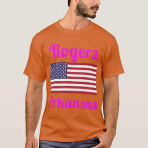 T-shirt Rogers Arkansas Imprimés Élégants7