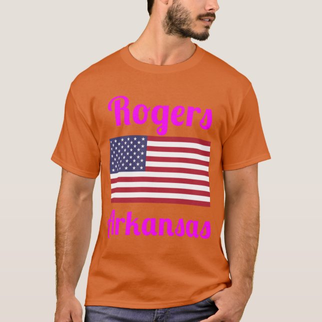 T-shirt Rogers Arkansas Imprimés Élégants7 (Devant)