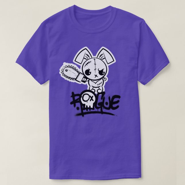 T-shirt Rogue Voo Bunny Cute Monster (Design devant)