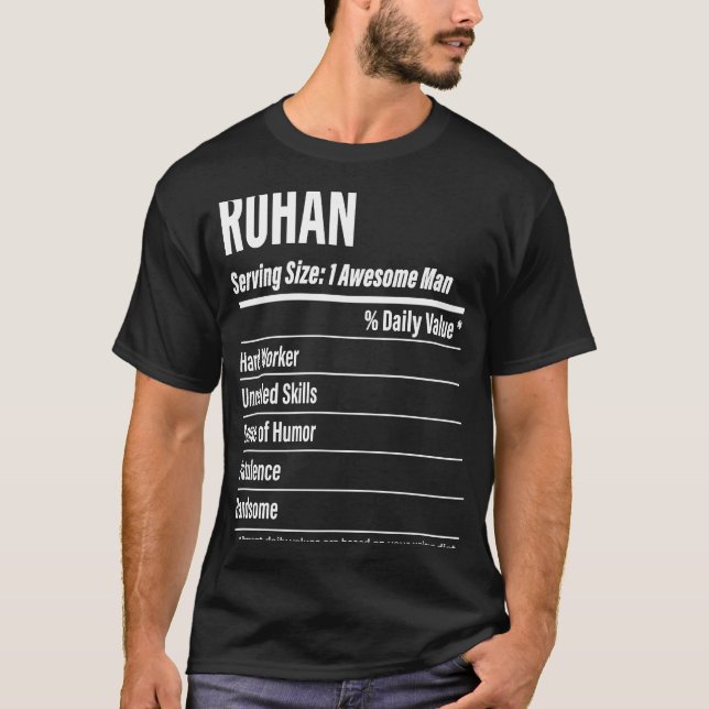 T-shirt Rohan Éléments nutritionnels Taille de service Cal (Devant)