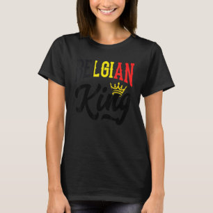 T-shirt Roi belge Belgique Belge Drapeau Belgique