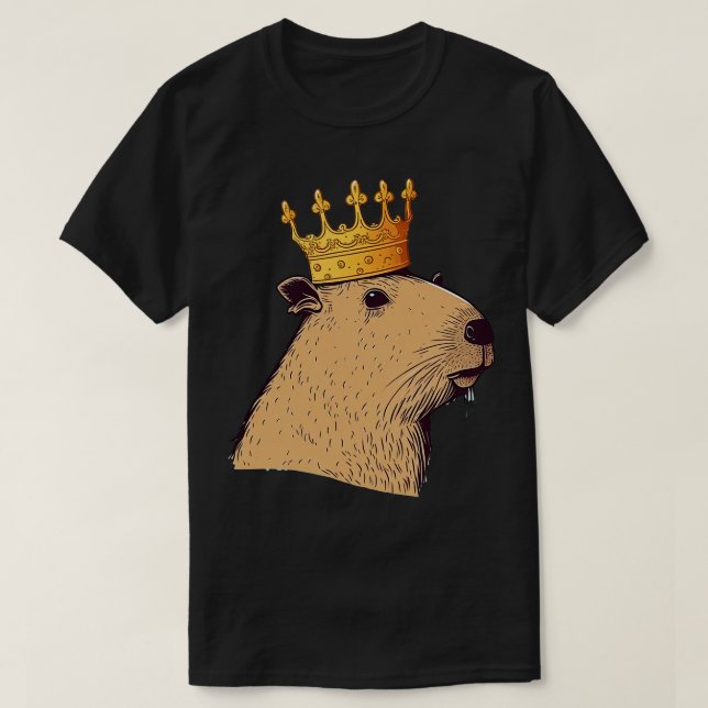 T-shirt Roi Capybara 1 (Design devant)