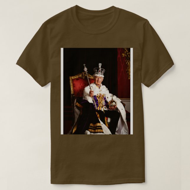 T-shirt Roi Charles III (Design devant)