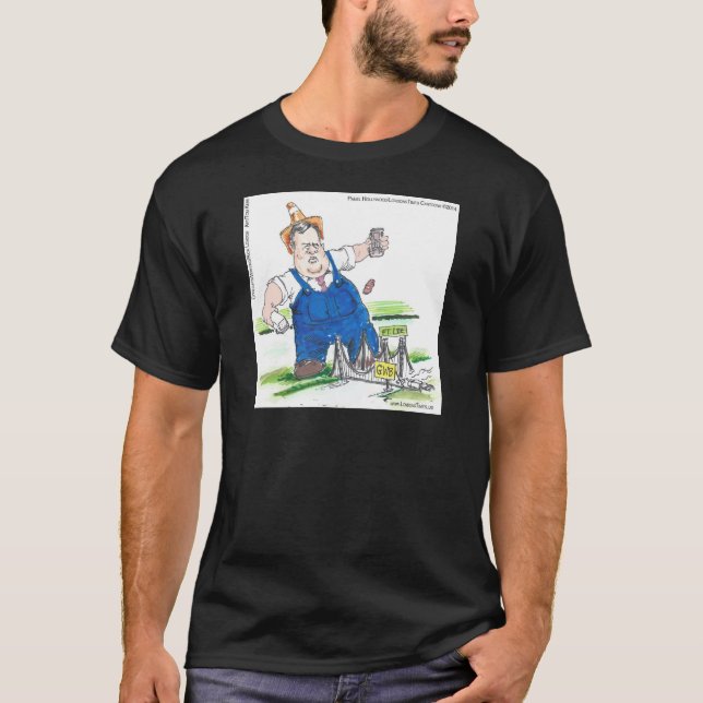 T-shirt Roi Christie & GW Bridge Drôle (Devant)