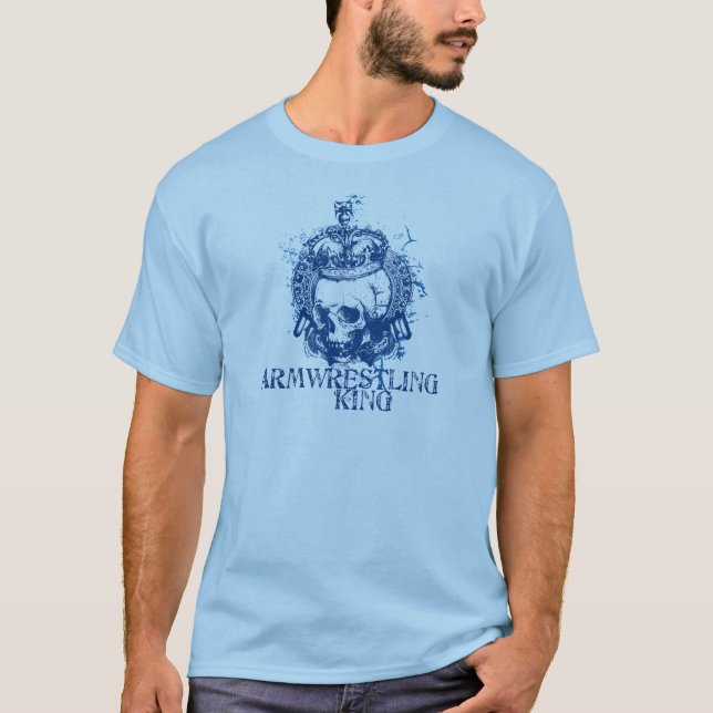 T-shirt Roi d'Armwrestling (Devant)