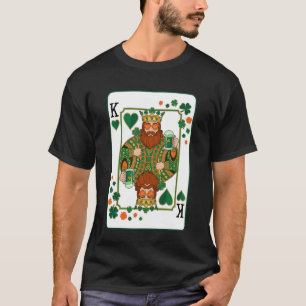 T-shirt Roi de Cœur Jeu de Cartes Classique Saint Patrick