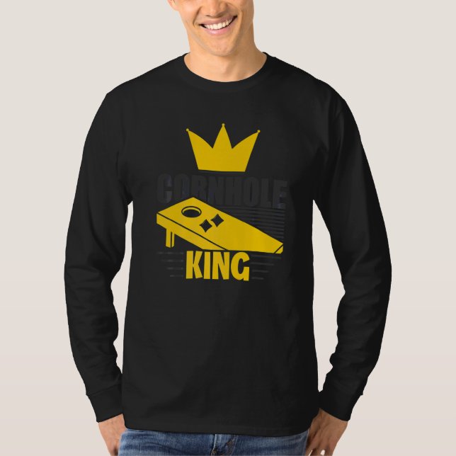 T-shirt Roi de Cornhole (Devant)