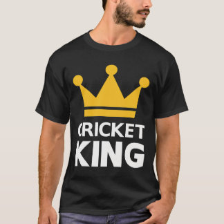 T-shirt roi de cricket