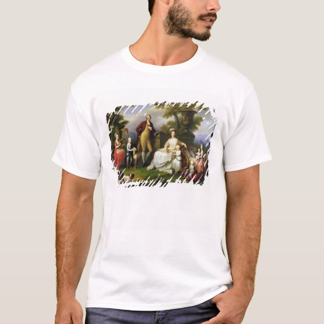 T-shirt Roi de Ferdinand IV de Naples, et sa famille (Devant)