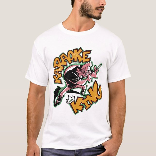 T-shirt Roi de karaoke (Devant)