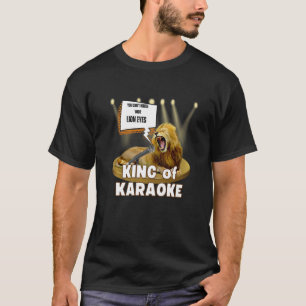 T-SHIRT ROI DE KARAOKE CHANTES LION EYES