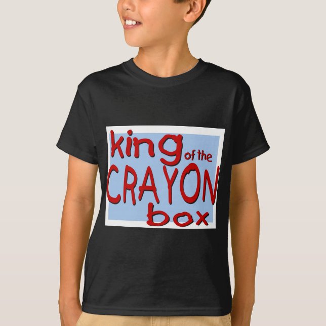 T-shirt Roi de la boîte de crayon (Devant)