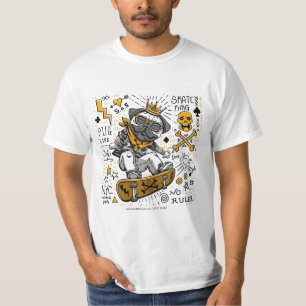 T-shirt Roi de la glisse Pug
