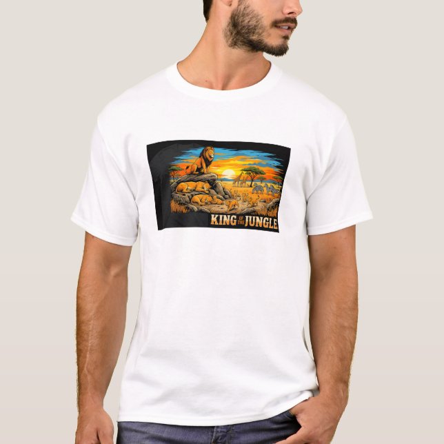 T-shirt Roi de la jungle (Devant)