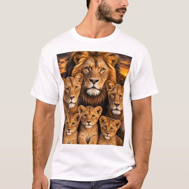 T-shirt Roi de la jungle  (Devant)