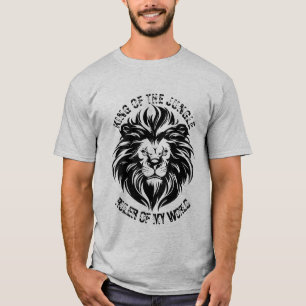 T-shirt Roi de la jungle, chef de mon monde