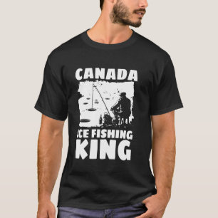 T-shirt Roi de la pêche sur glace au Canada