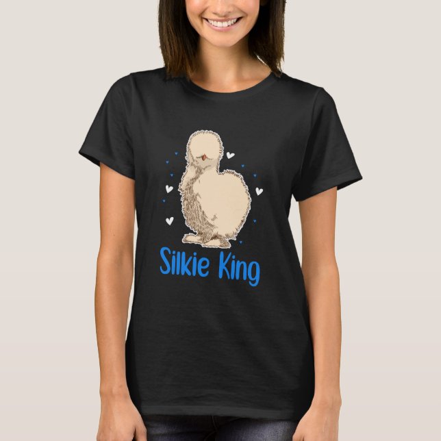 T-shirt Roi de la poule soie (Devant)