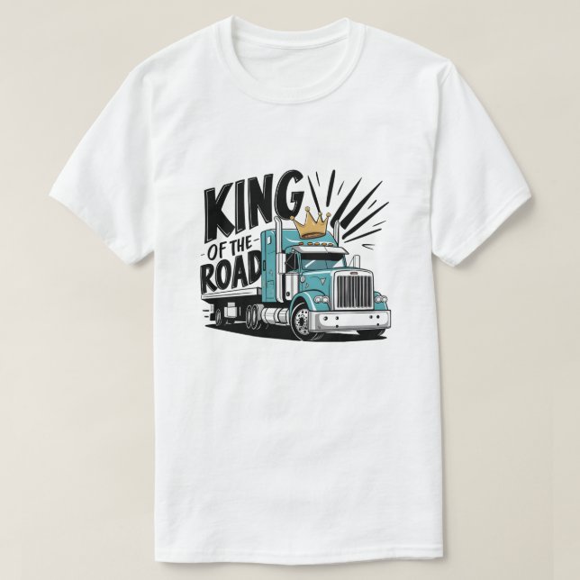T-shirt Roi de la route (Design devant)