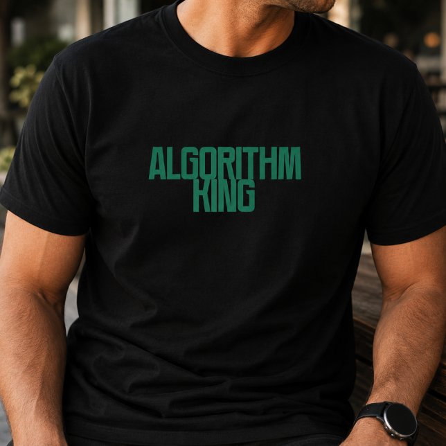 T-shirt Roi de l'algorithme | Science des données Apprenti (Créateur téléchargé)