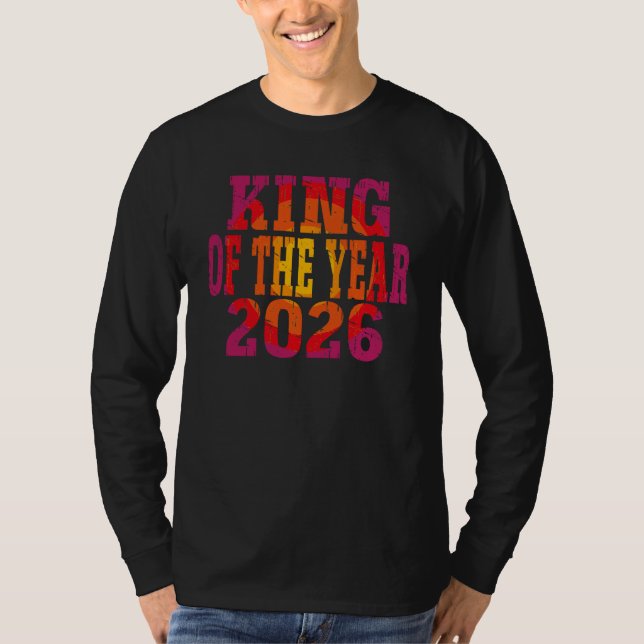 T-SHIRT ROI DE L'ANNÉE 2026 (Devant)