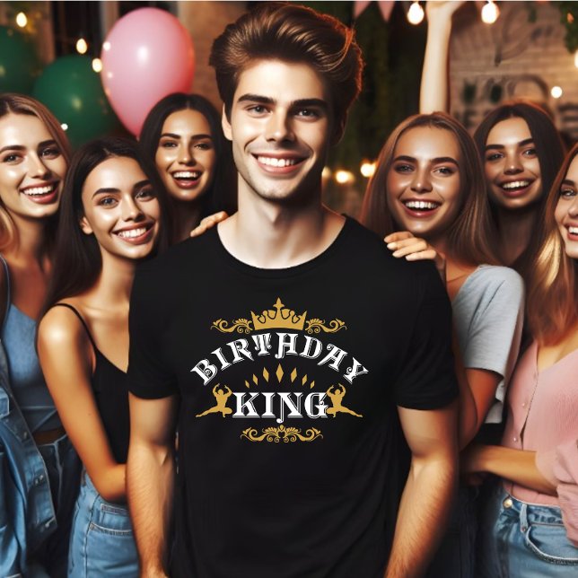 T-shirt Roi de l'anniversaire Classique (Birthday King)