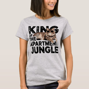 T-shirt Roi de l'appartement Jungle Maine Coon