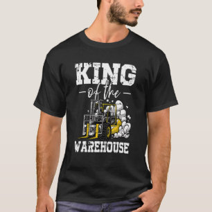 T-shirt Roi de l'exploitant d'entrepôt chariot élévateur c