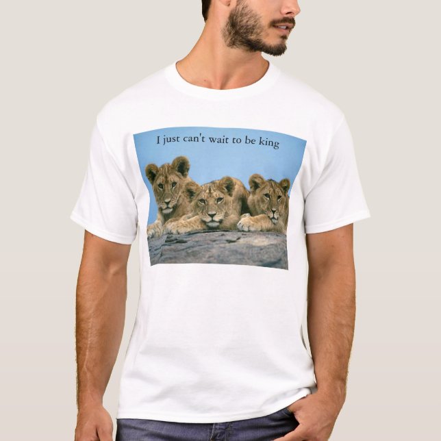 T-shirt roi de lion (Devant)