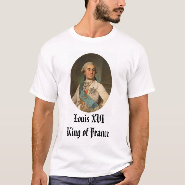 T-shirt Roi de Louis XVI de la France (Devant)