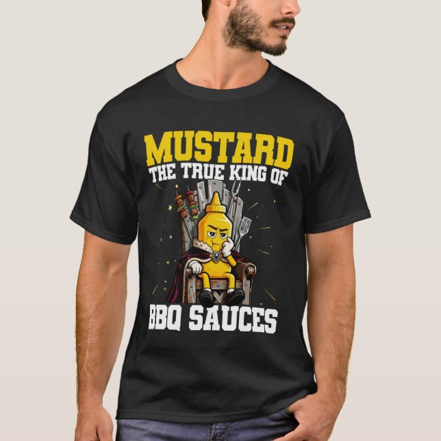 T-shirt Roi de Moutarde BBQ Amateur de Moutarde (Devant)