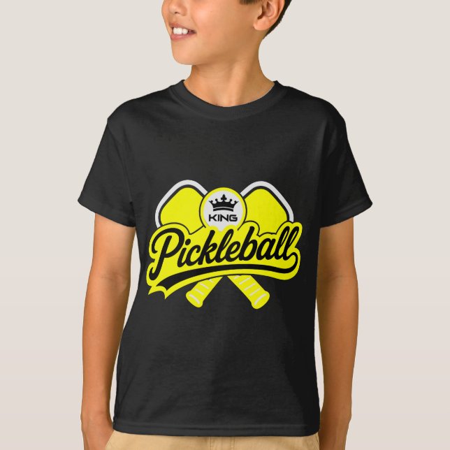 T-shirt Roi de Pickleball Champion (Devant)