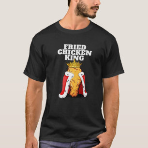 T-shirt Roi de poulet frit   Junk Fast Food Mens Fried Chi