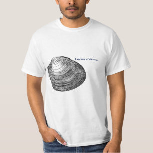 T-shirt Roi de toute la chemise de palourdes