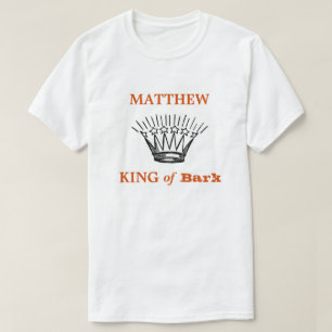 T-shirt Roi d'écorce personnalisées drôle