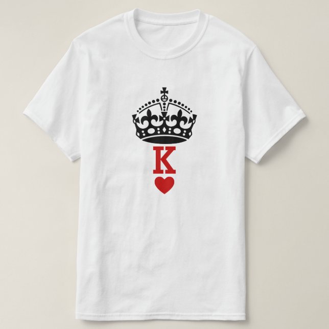 T-shirt Roi des coeurs (Design devant)