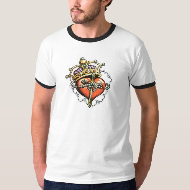 T-shirt roi des coeurs (Devant)