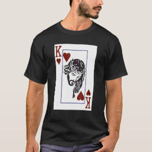 T-shirt Roi Des Cœurs Est Jésus Chrétien