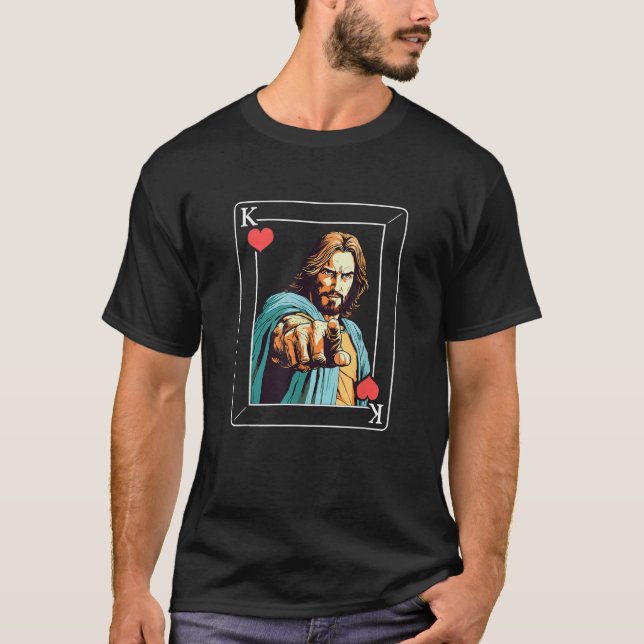 T-shirt Roi des Coeurs Jésus (Devant)