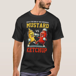 T-shirt Roi des condiments Mustard vs Ketchup Classic