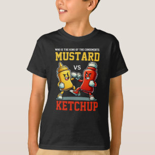 T-shirt Roi des condiments Mustard vs Ketchup Classic