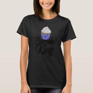 T-shirt Roi des Cupcakes Femmes Cuisson des Muffins Amour