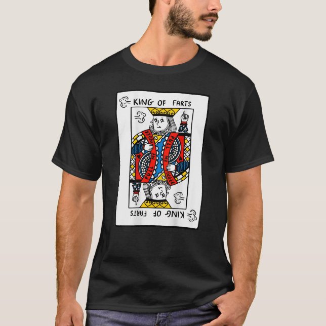 T-shirt roi des farts (Devant)